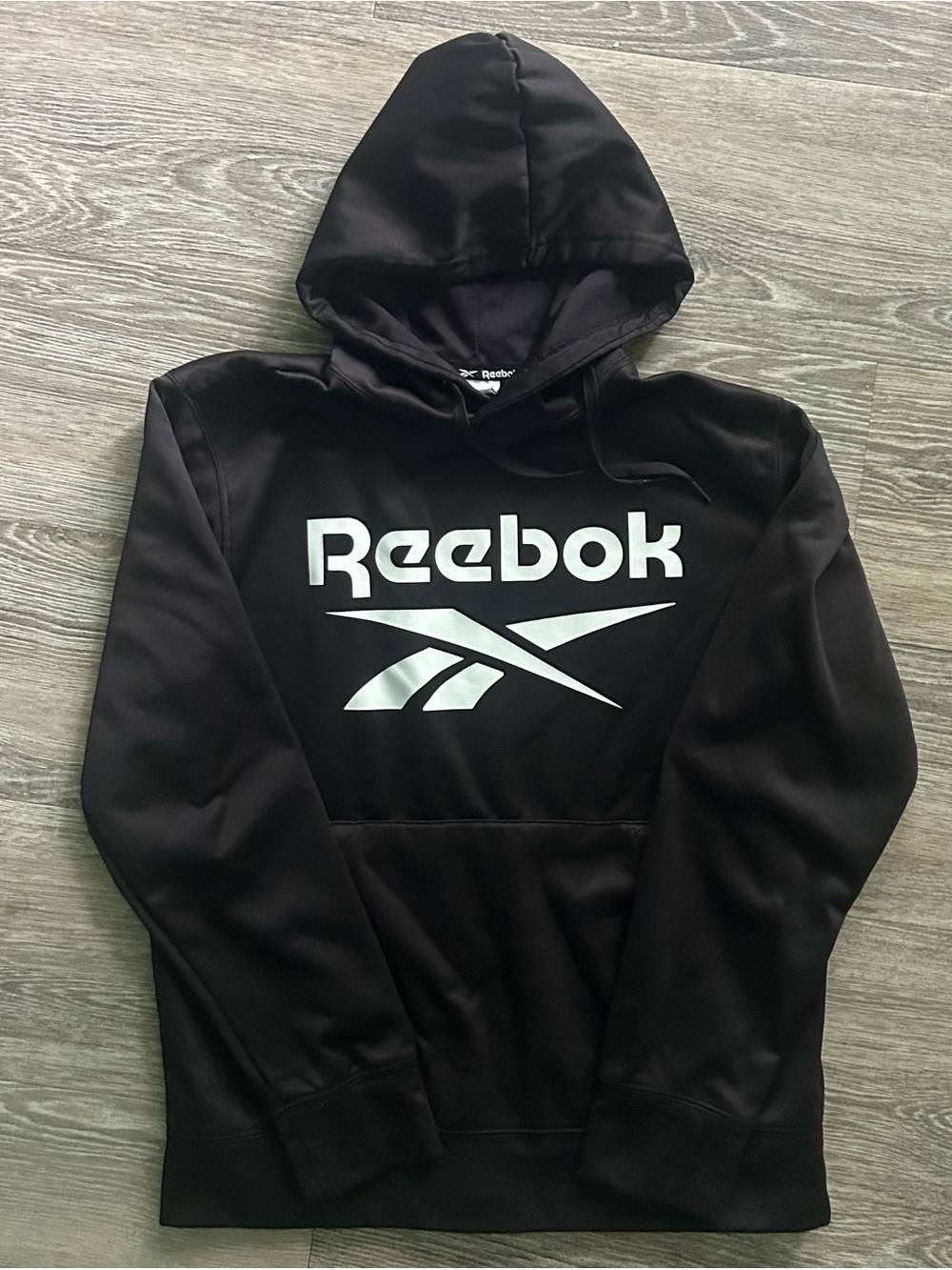 Reebok Black Pullover with White Logo Accents